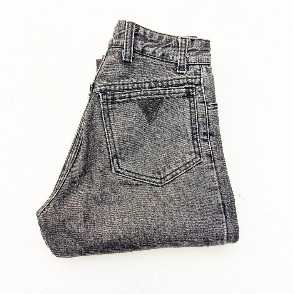 Georges Marciano Guess Black Charcoal Acid Wash Denim Jeans Size 26
